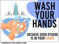 CT0008-WASH YOUR HANDS-24X18in
